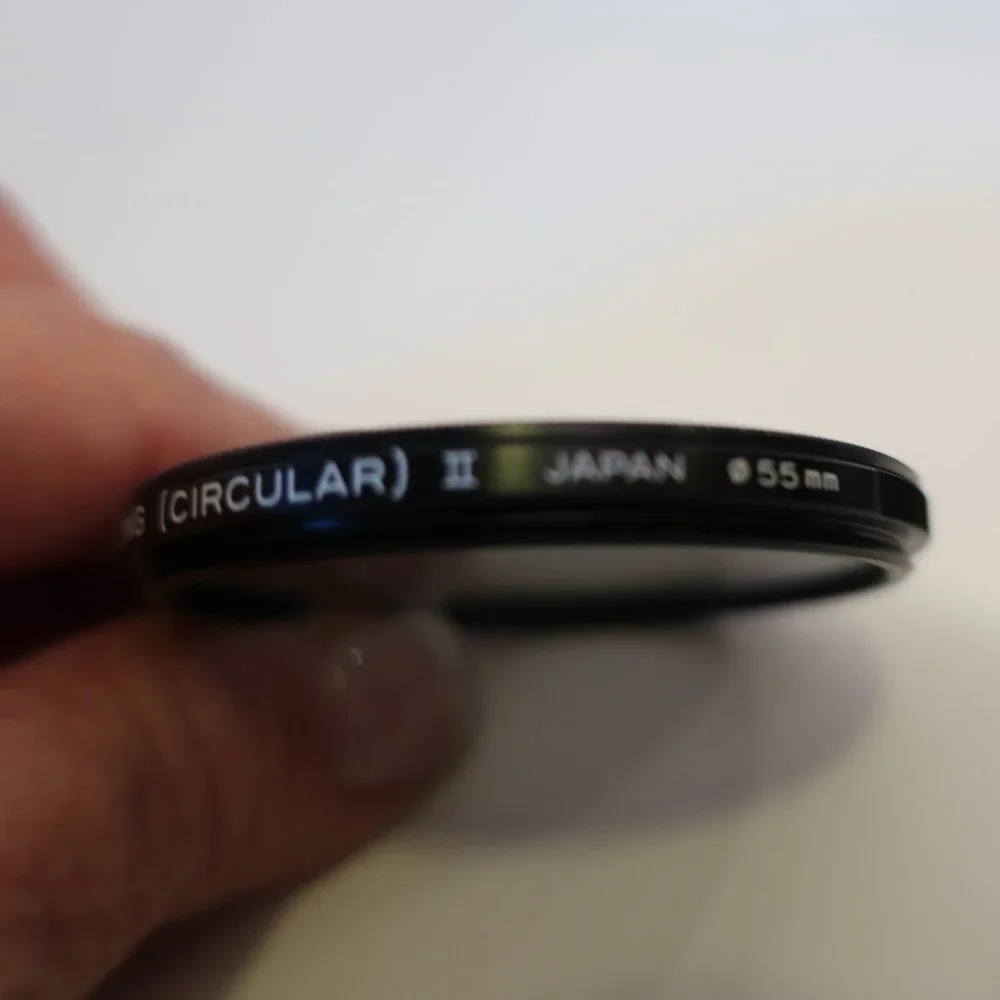 Minolta Polarizing (Circular) Lens Filter Japan 55mm With Case *